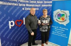 Wręczenie medali w SP ZOZ MSWiA Zielona Góra z okazji 30-lecia powstania ZZP MSWiAP